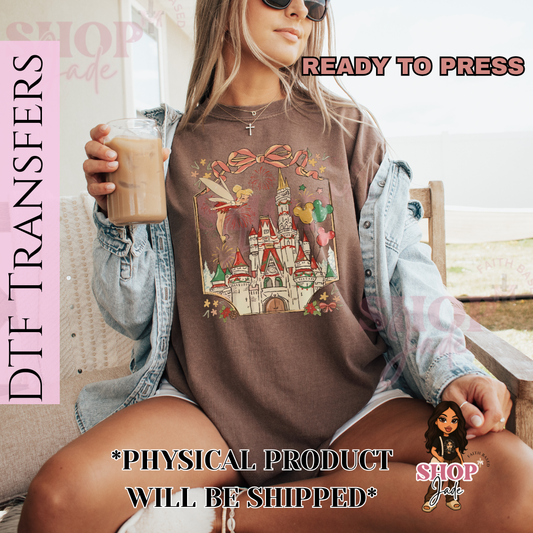 CH23 Tink Christmas DTF Transfers (Ready to Press)