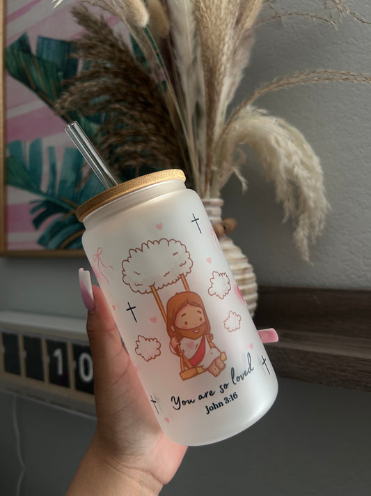 John 3:16 Glass Cup