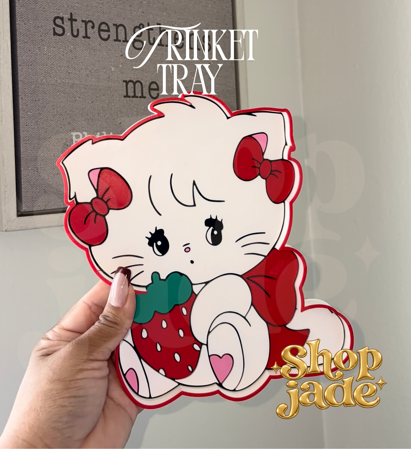 Strawberry Mik Trinket Tray (Medium)