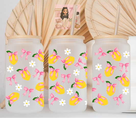 Lemon coquette UvDTF cup wraps