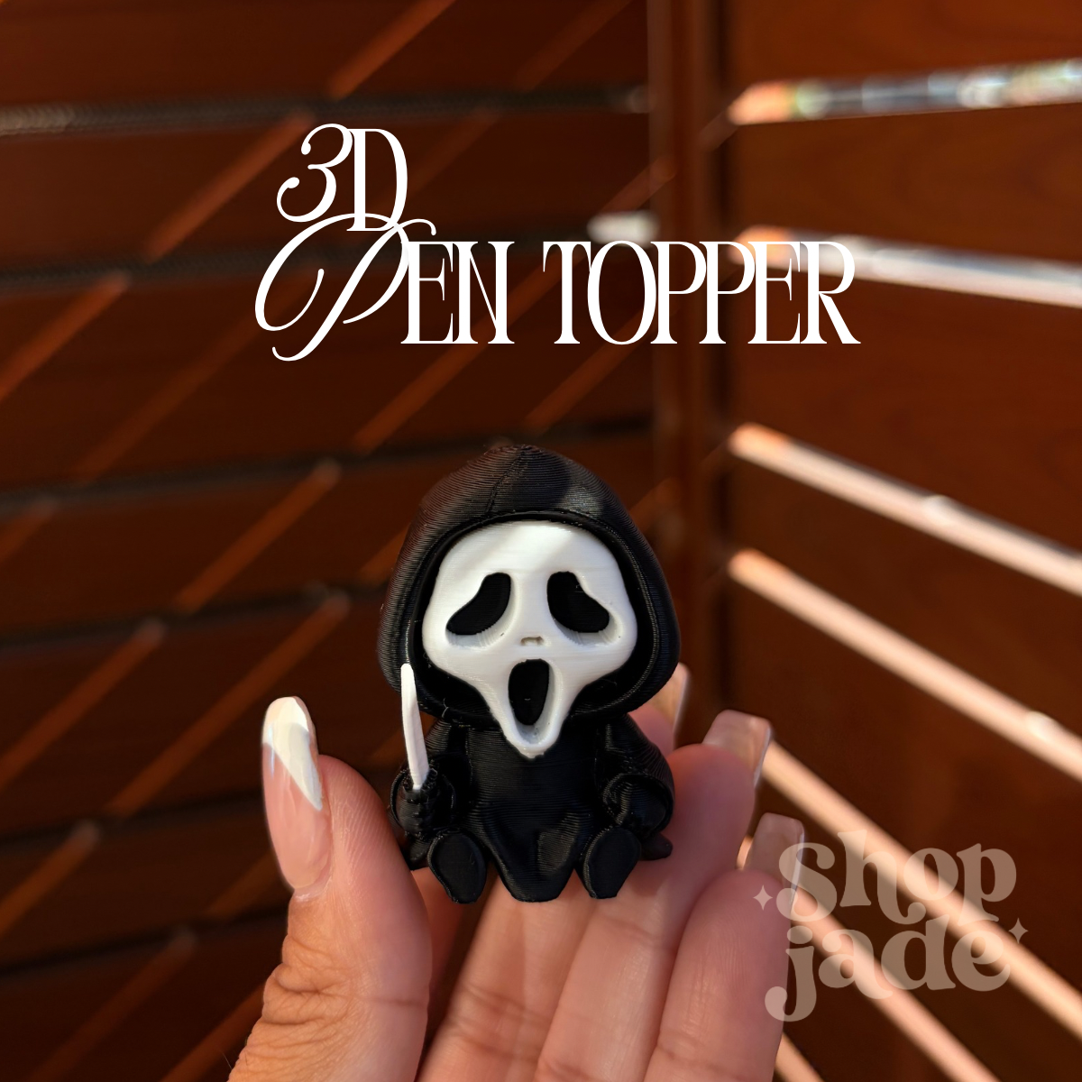 Ghosty 3D Pen/Keychain Topper