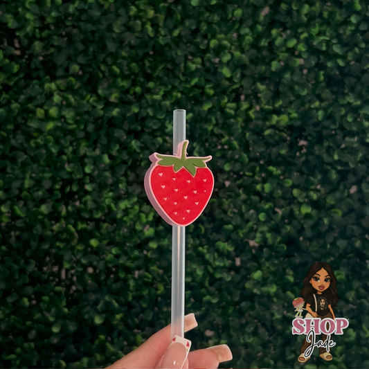 Strawberry Straw toppers