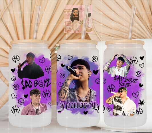 Junior H Purple UvDTF cup wraps