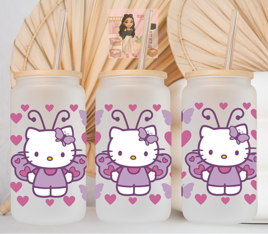 Purple Butterfly HK UvDTF cup wraps