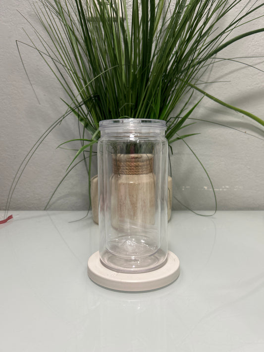 Snowglobe 16oz acrylic cup