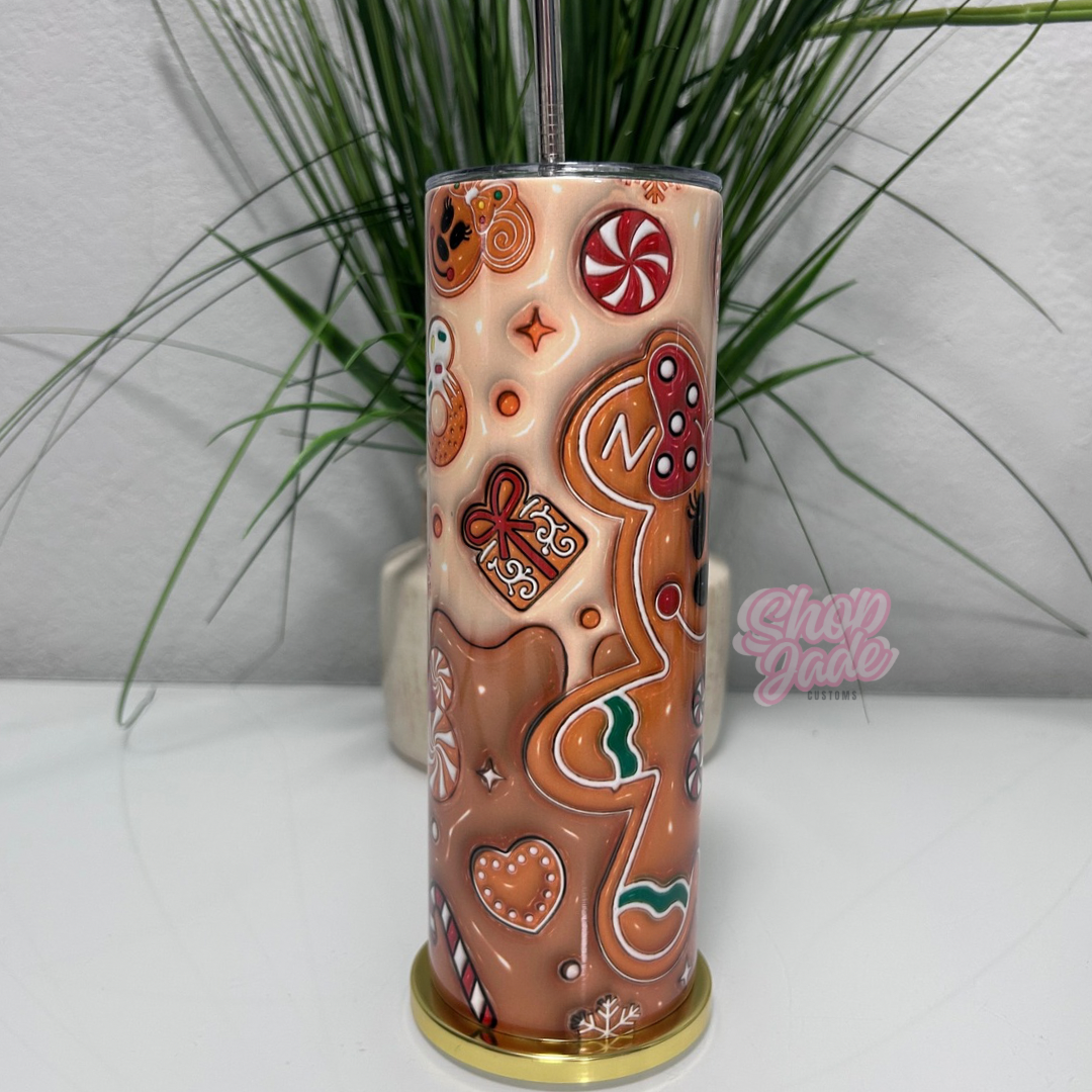 20oz Gingerbread Tumbler