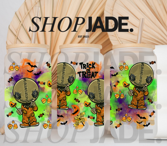 Trick or Treat Horror UvDTF Cup Wraps