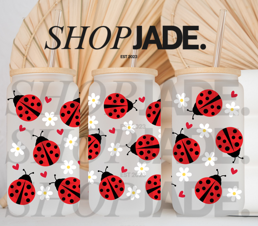 Lady Bugs Uv DTF Cup Wraps