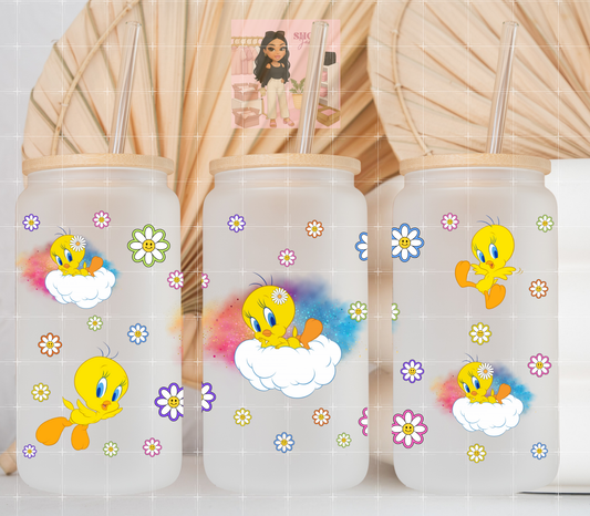 Clouds Bird UvDTF cup wraps