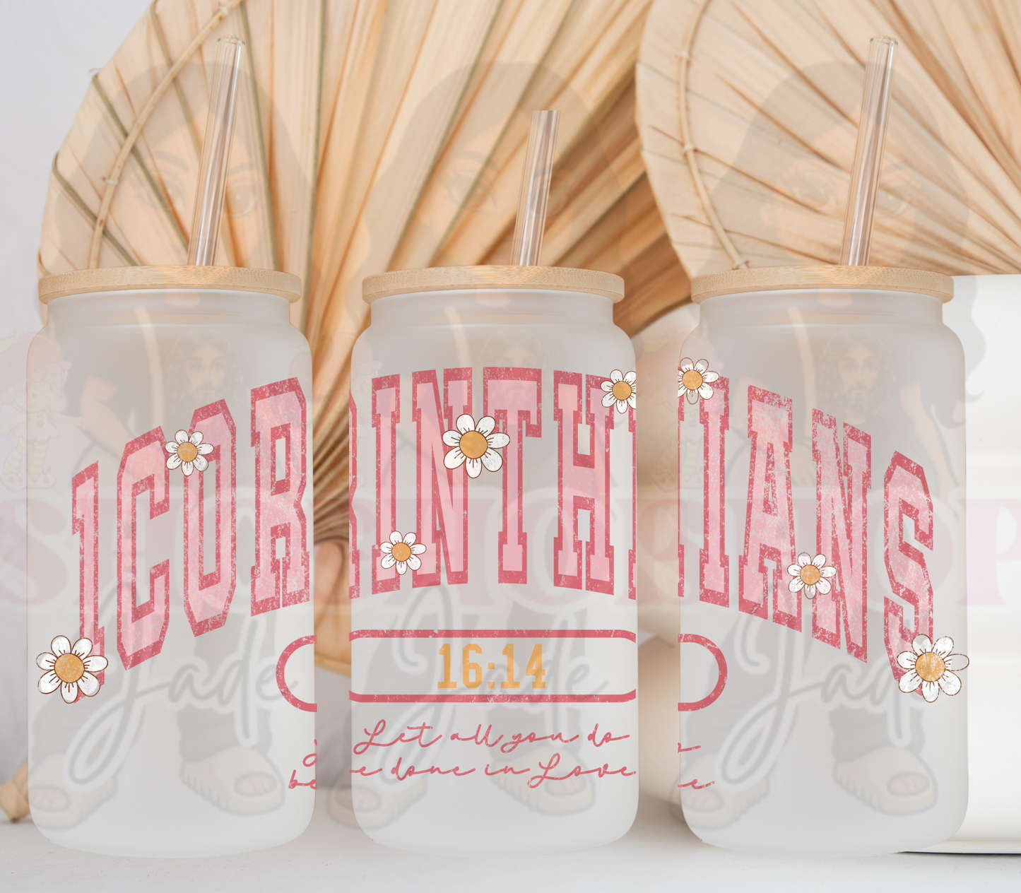 1 Cor. 16:14 Uv DTF Cup Wraps
