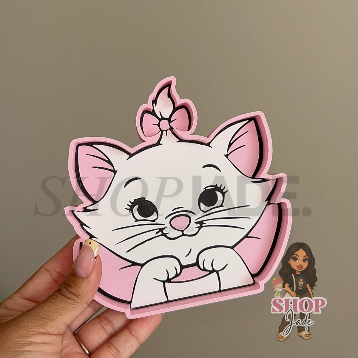 Small Pink Cat Trinket Tray