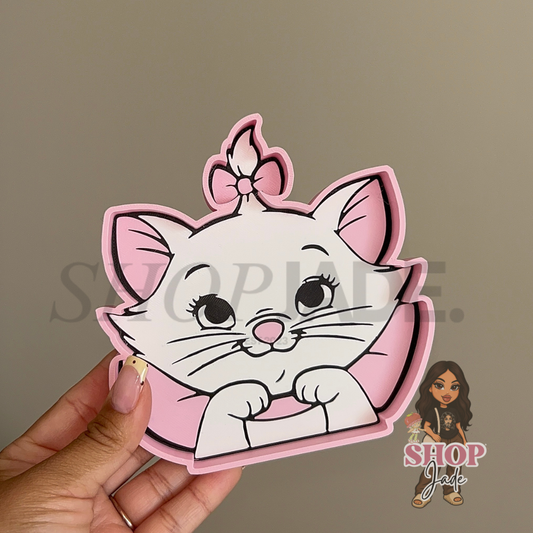 Small Pink Cat Trinket Tray