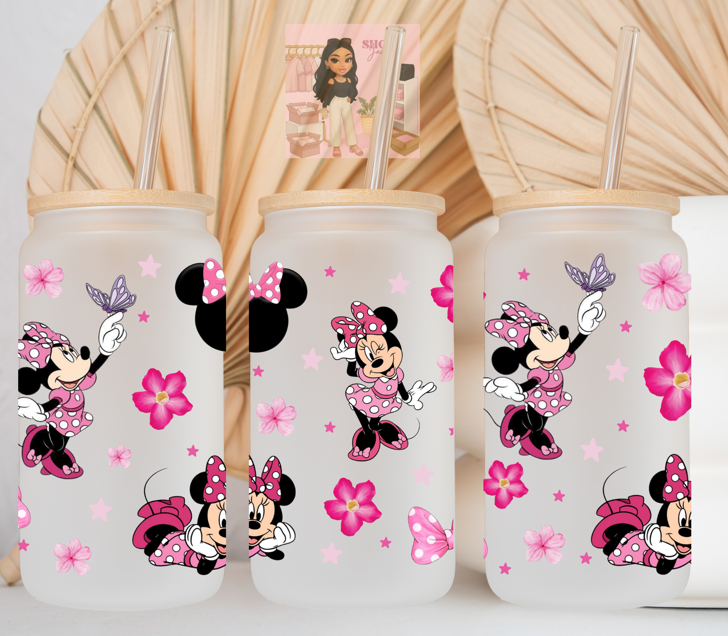 Pink Mouse UvDTF cup wraps