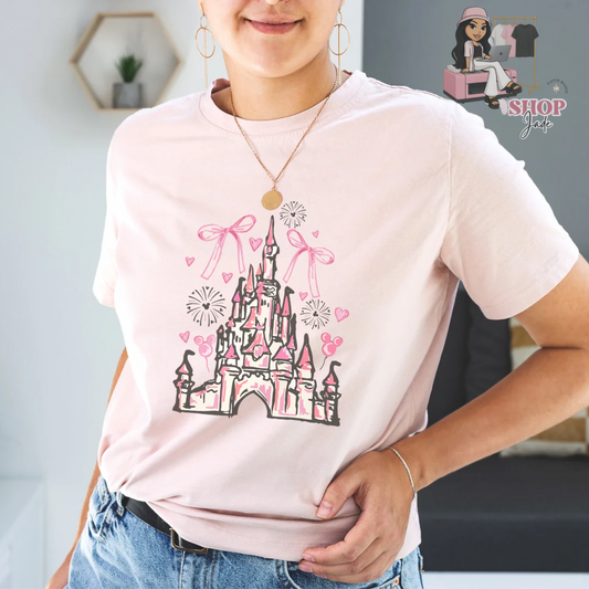 Castle Pink Comfort Color Tees