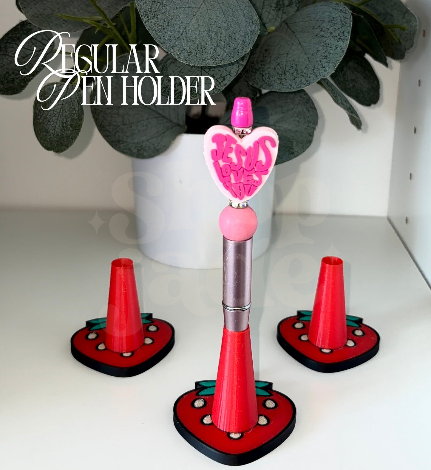 Strawberry 3D Pen Holders