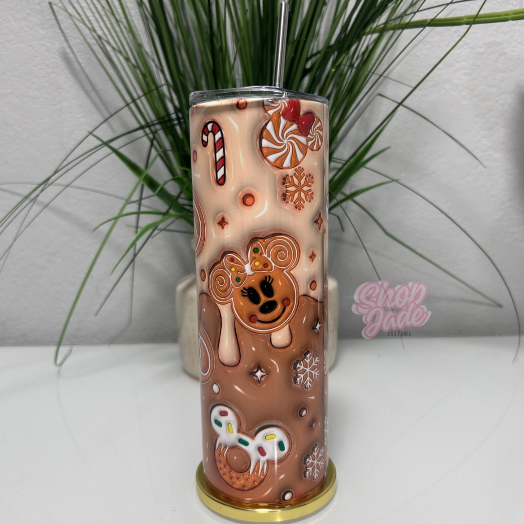 20oz Gingerbread Tumbler