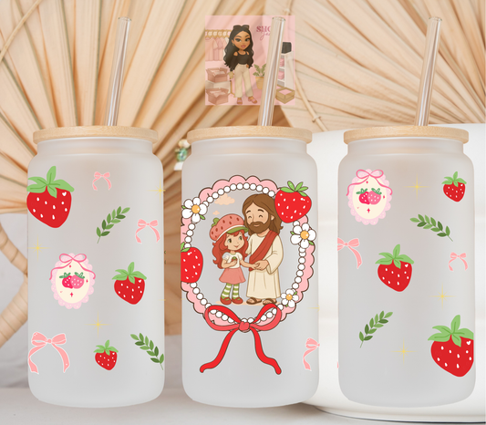 Strawberry & Jesus UvDTF cup wraps