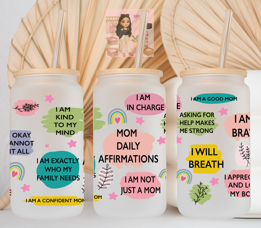 Mom Affirmations UvDTF wrap
