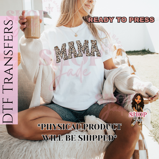 M3 Cheetah Mama DTF Transfers (Ready to Press)