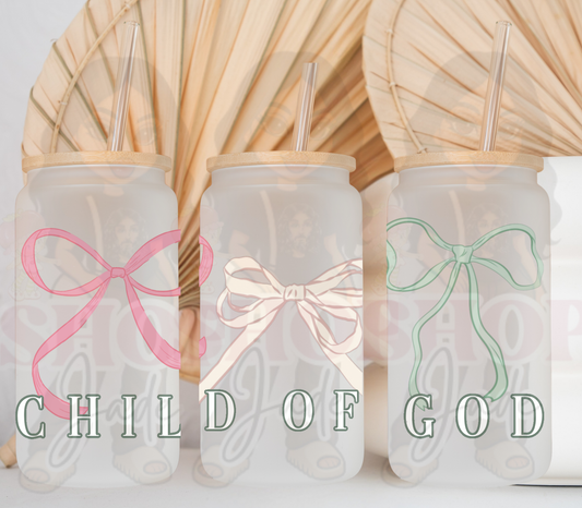 Child of God Bows Uv DTF Cup Wraps