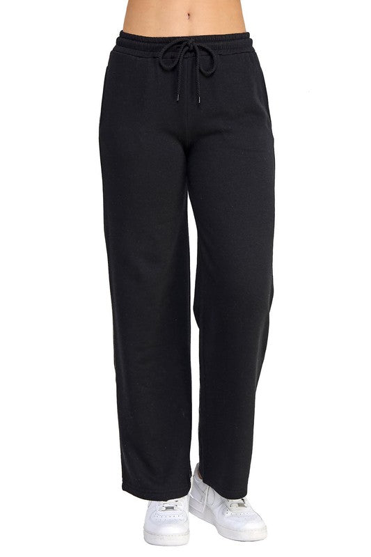 Mid rise Straight Leg Sweats