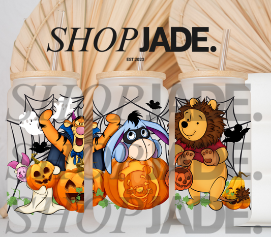 Bear Friends Costumes Halloween UvDTF Cup Wraps
