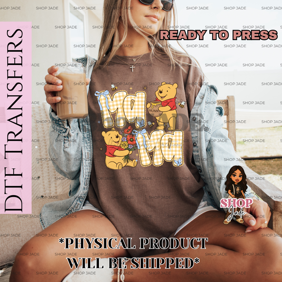 M28 Mama Bear DTF Transfers (Ready to Press)
