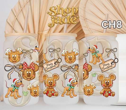 CH8 Gingerbread Mouse Friends UvDTF Cup Wraps