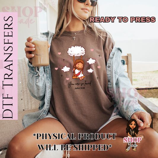 F57 John 3:16 DTF Transfer (Ready to Press)